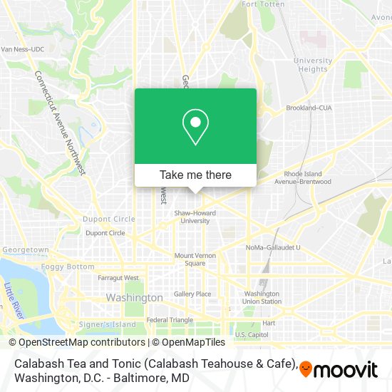 Calabash Tea and Tonic (Calabash Teahouse & Cafe) map