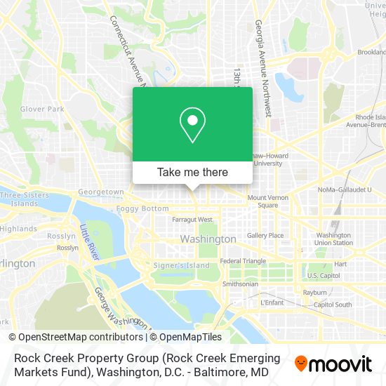 Mapa de Rock Creek Property Group (Rock Creek Emerging Markets Fund)