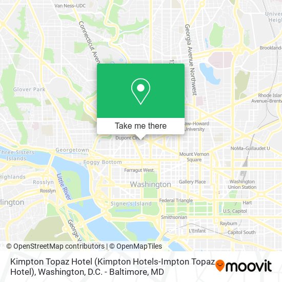Kimpton Topaz Hotel (Kimpton Hotels-Impton Topaz Hotel) map