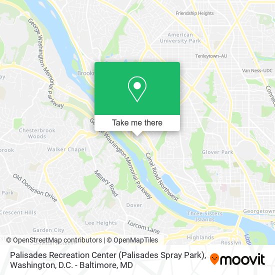 Palisades Recreation Center (Palisades Spray Park) map