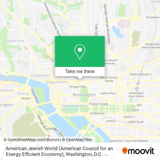 American Jewish World (American Council for an Energy Efficient Economy) map