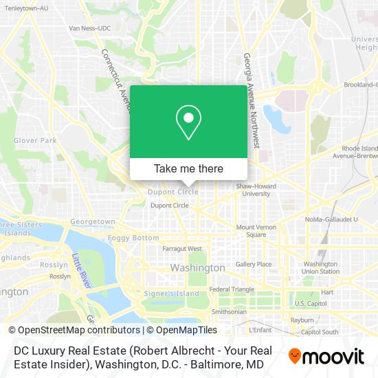 DC Luxury Real Estate (Robert Albrecht - Your Real Estate Insider) map