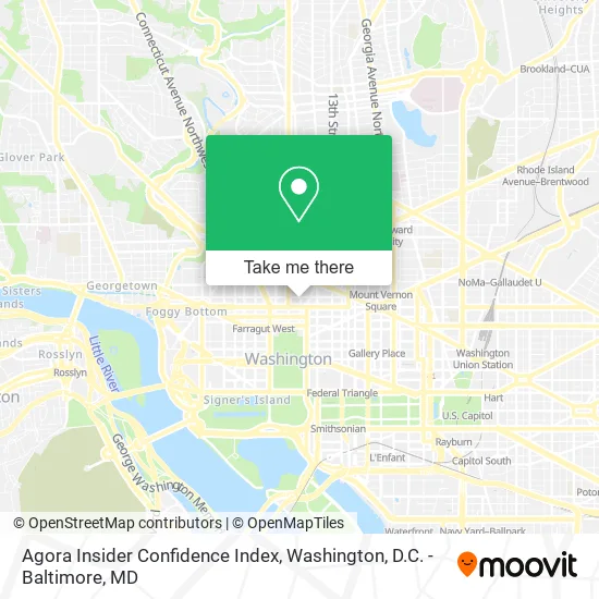 Agora Insider Confidence Index map