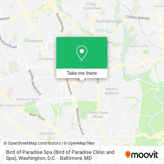 Mapa de Bird of Paradise Spa (Bird of Paradise Clinic and Spa)