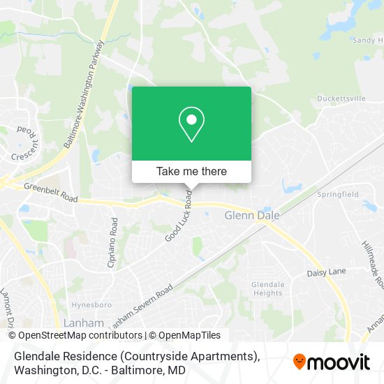 Mapa de Glendale Residence (Countryside Apartments)