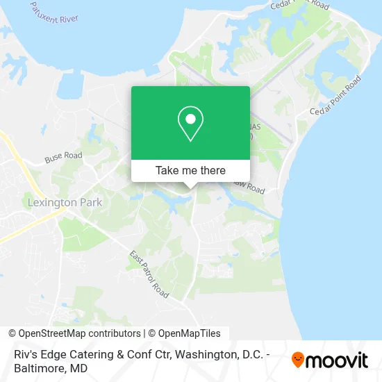 Riv's Edge Catering & Conf Ctr map