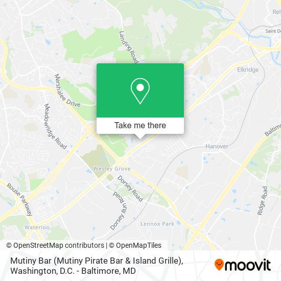 Mapa de Mutiny Bar (Mutiny Pirate Bar & Island Grille)