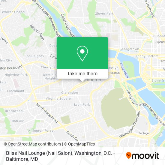 Mapa de Bliss Nail Lounge (Nail Salon)