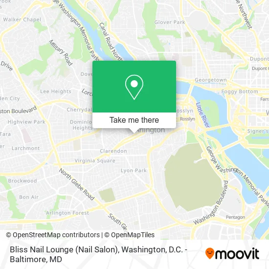 Bliss Nail Lounge (Nail Salon) map