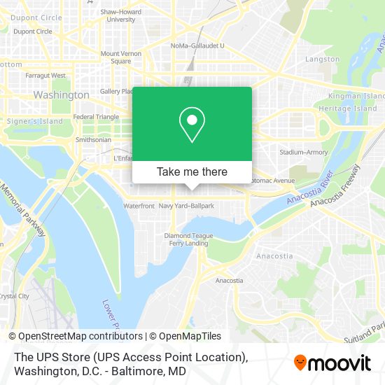 Mapa de The UPS Store (UPS Access Point Location)