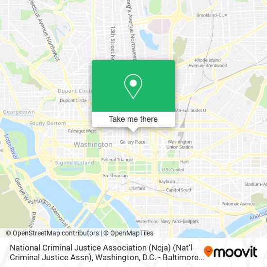 National Criminal Justice Association (Ncja) (Nat’l Criminal Justice Assn) map
