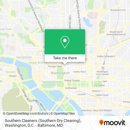 Southern Cleaners (Southern Dry Cleaning) map