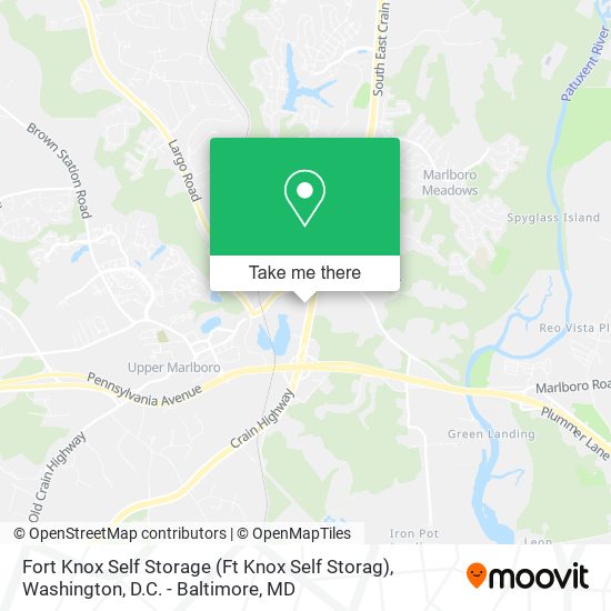 Mapa de Fort Knox Self Storage (Ft Knox Self Storag)