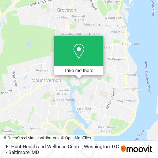 Ft Hunt Health and Wellness Center map