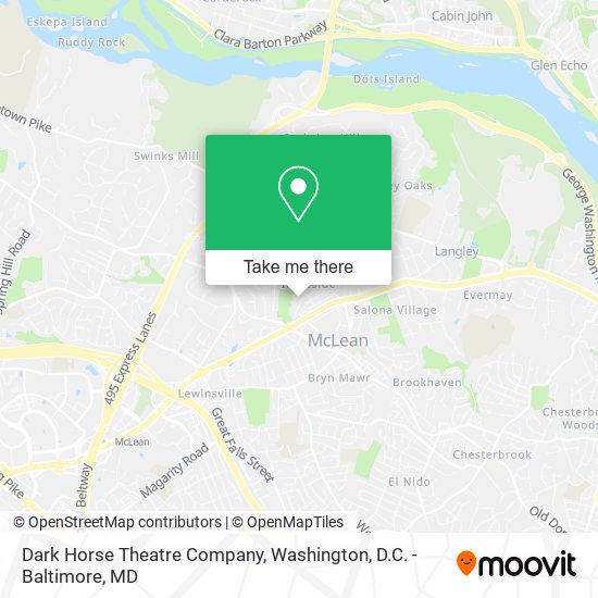 Mapa de Dark Horse Theatre Company