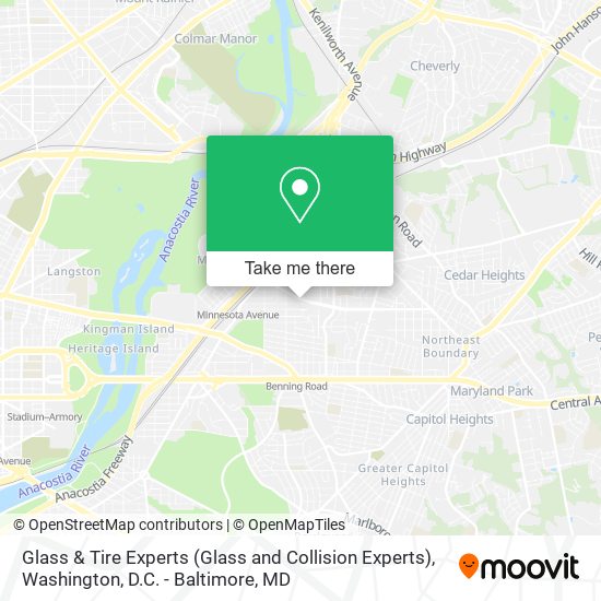 Glass & Tire Experts (Glass and Collision Experts) map