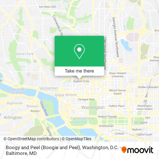 Mapa de Boogy and Peel (Boogie and Peel)