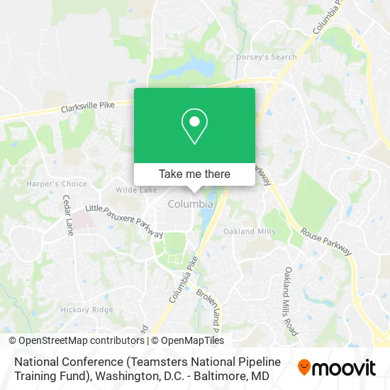 National Conference (Teamsters National Pipeline Training Fund) map