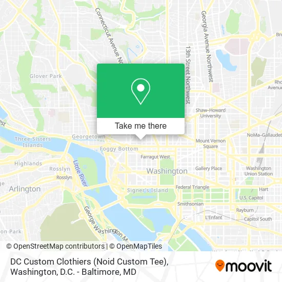 DC Custom Clothiers (Noid Custom Tee) map