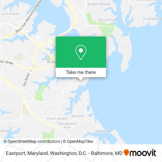 Eastport, Maryland map
