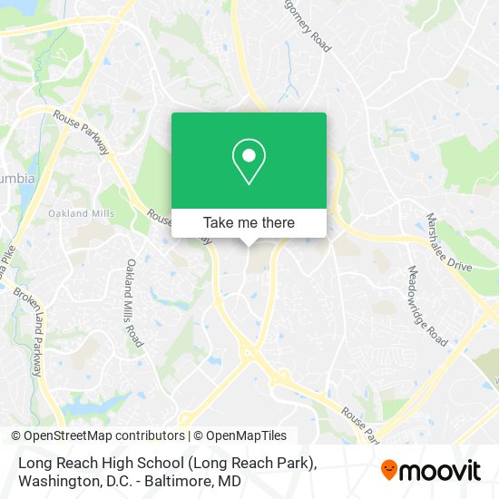 Long Reach High School (Long Reach Park) map