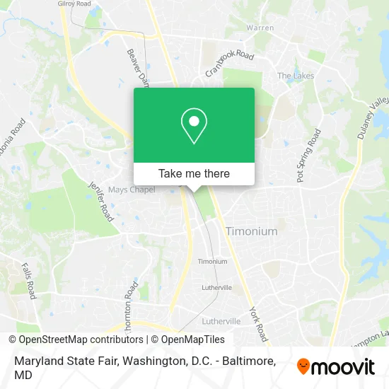 Maryland State Fair map