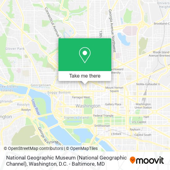 National Geographic Museum (National Geographic Channel) map