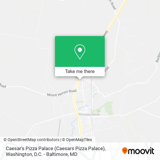 Caesar's Pizza Palace (Caesars Pizza Palace) map
