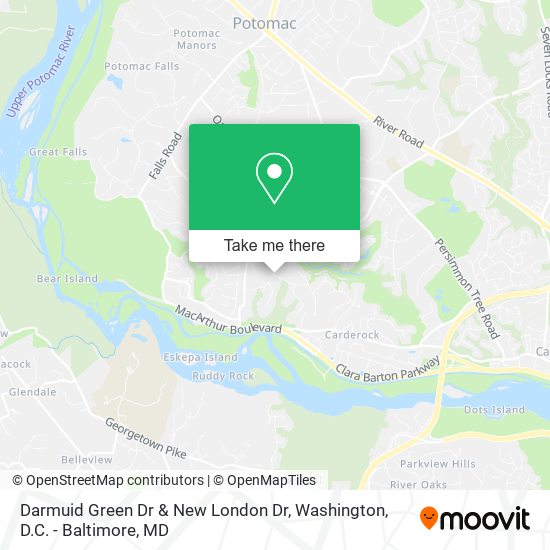 Darmuid Green Dr & New London Dr map