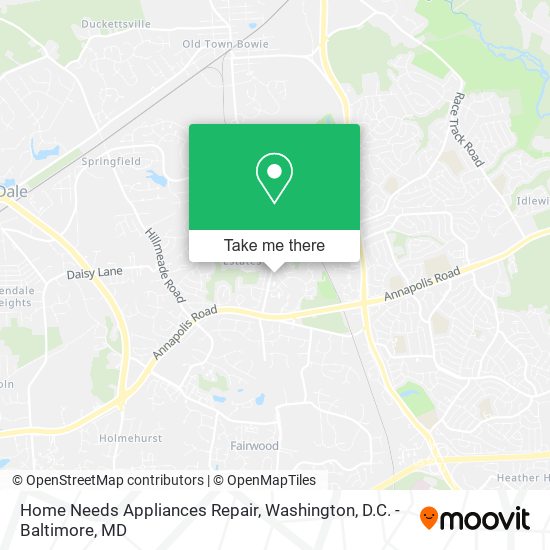 Home Needs Appliances Repair map