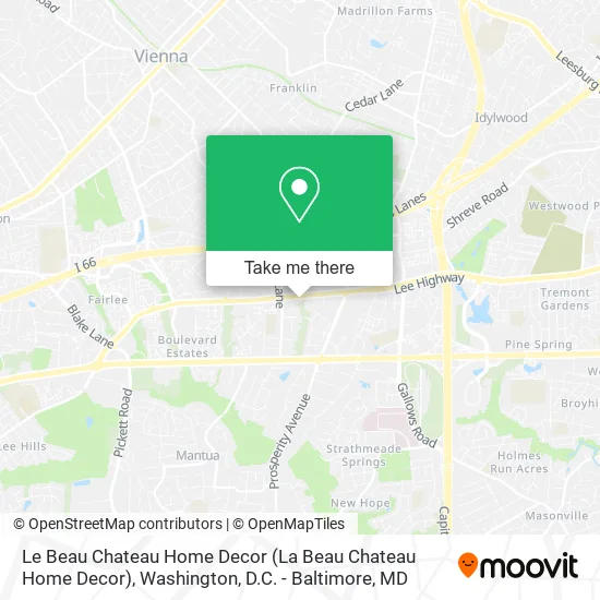 Le Beau Chateau Home Decor map