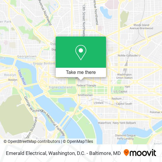 Emerald Electrical map