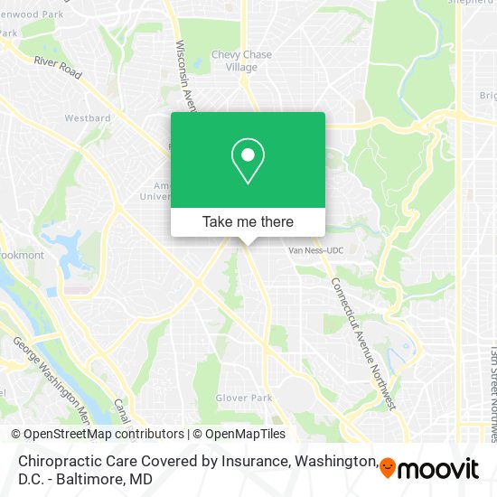 Chiropractic Care Covered by Insurance map