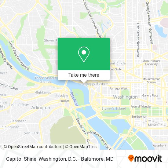 Mapa de Capitol Shine