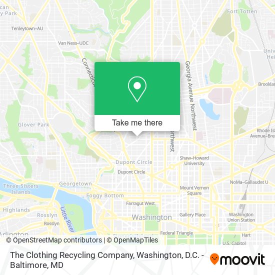 The Clothing Recycling Company map