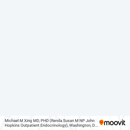 Mapa de Michael M Xing MD, PHD (Renda Susan M NP John Hopkins Outpatient Endocrinology)