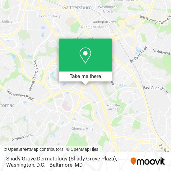 Shady Grove Dermatology (Shady Grove Plaza) map