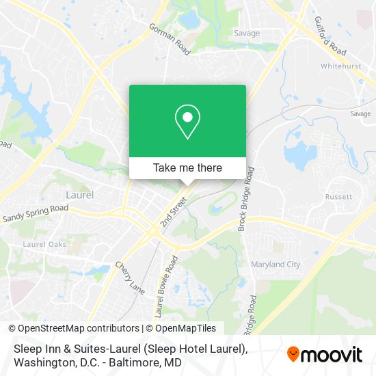 Sleep Inn & Suites-Laurel (Sleep Hotel Laurel) map