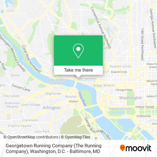 Georgetown Running Company (The Running Company) map