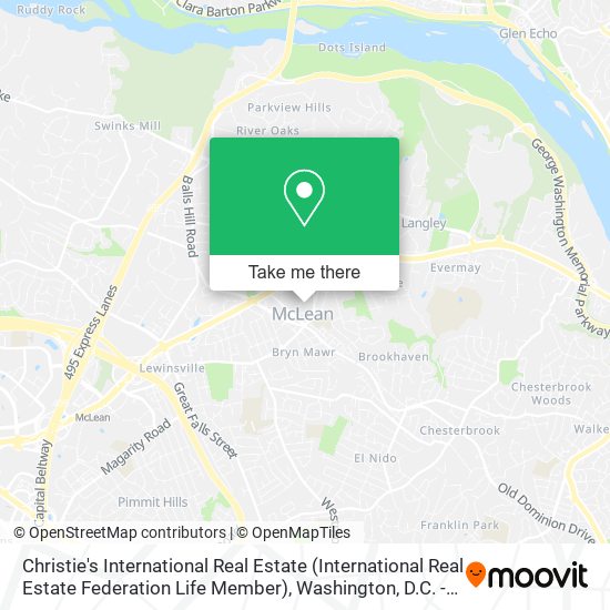 Mapa de Christie's International Real Estate (International Real Estate Federation Life Member)