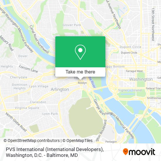 PVS International (International Developers) map