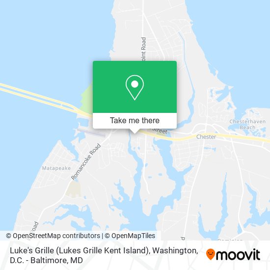 Mapa de Luke's Grille (Lukes Grille Kent Island)