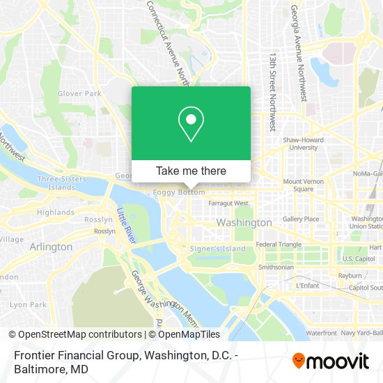 Frontier Financial Group map