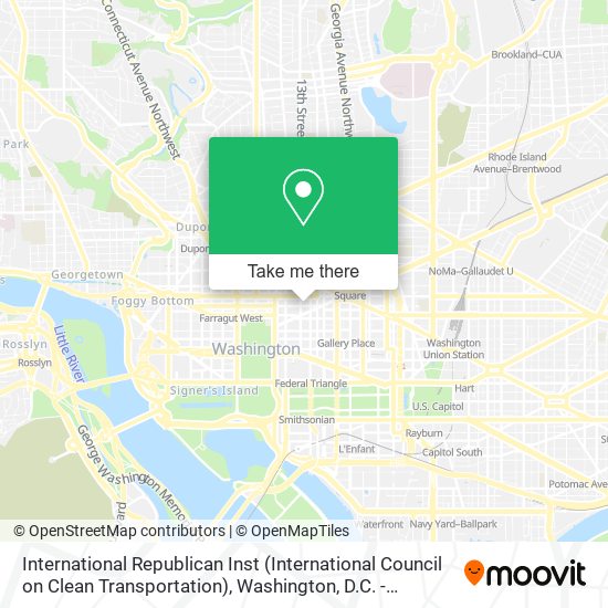 International Republican Inst (International Council on Clean Transportation) map