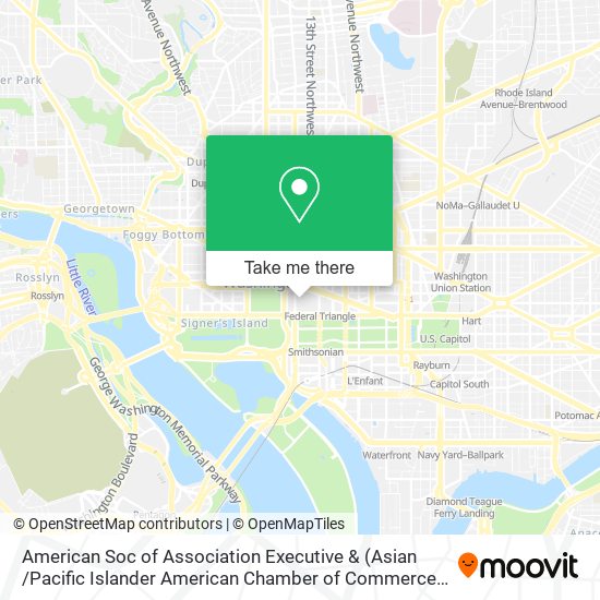 Mapa de American Soc of Association Executive &