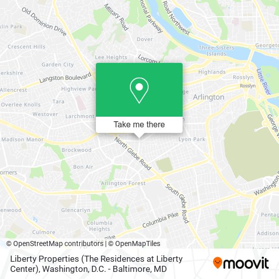 Mapa de Liberty Properties (The Residences at Liberty Center)