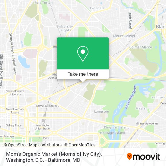 Mom's Organic Market (Moms of Ivy City) map