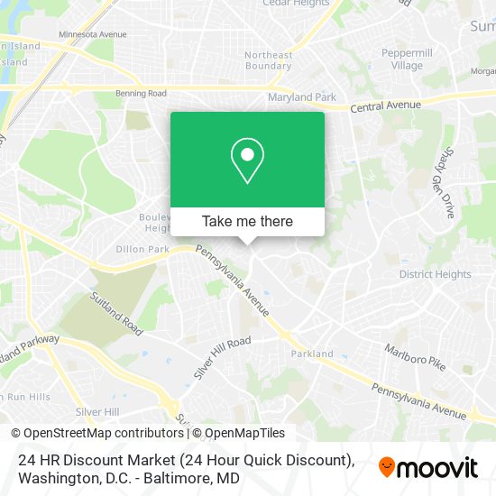 24 HR Discount Market (24 Hour Quick Discount) map