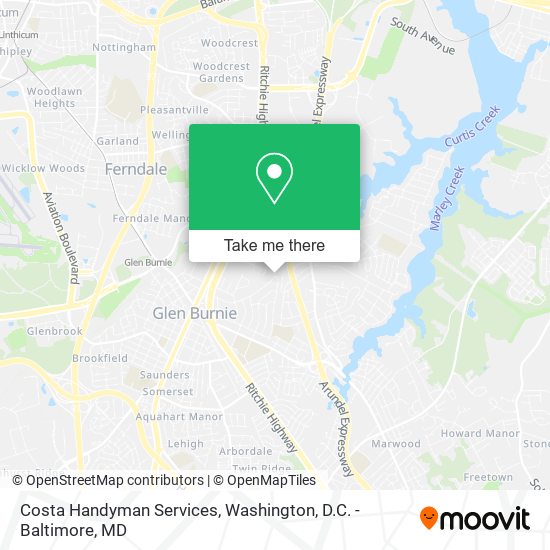 Costa Handyman Services map