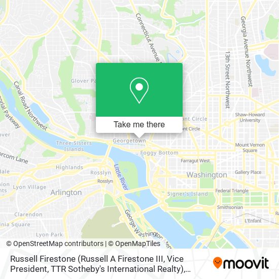 Mapa de Russell Firestone (Russell A Firestone III, Vice President, TTR Sotheby's International Realty)
